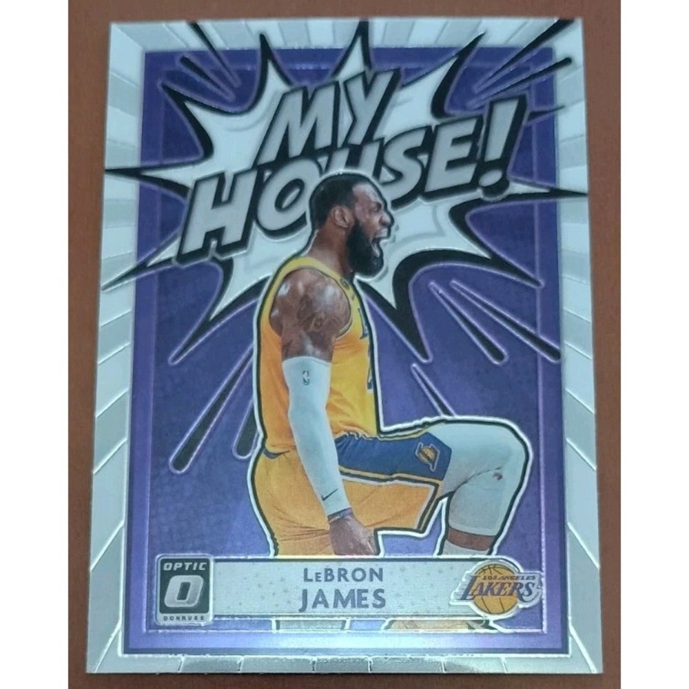 2020-21 Panini Donruss Optic My House #4 LeBron James Lakers NBA Card